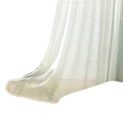 European Warp Knitted Jacquard Curtains