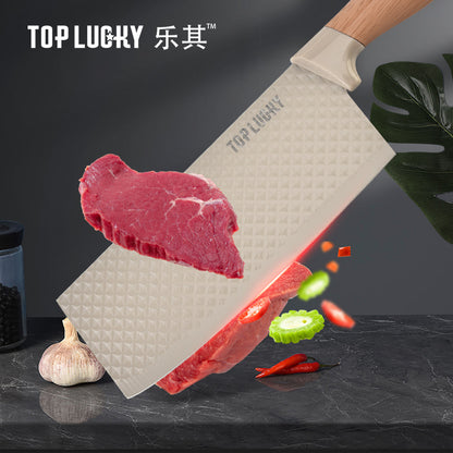 Household Knife 7-piece Set Kitchen Small Kitchen Knife Sharp Slicing Knife Fruit Knife Cutting Board Gift Knife